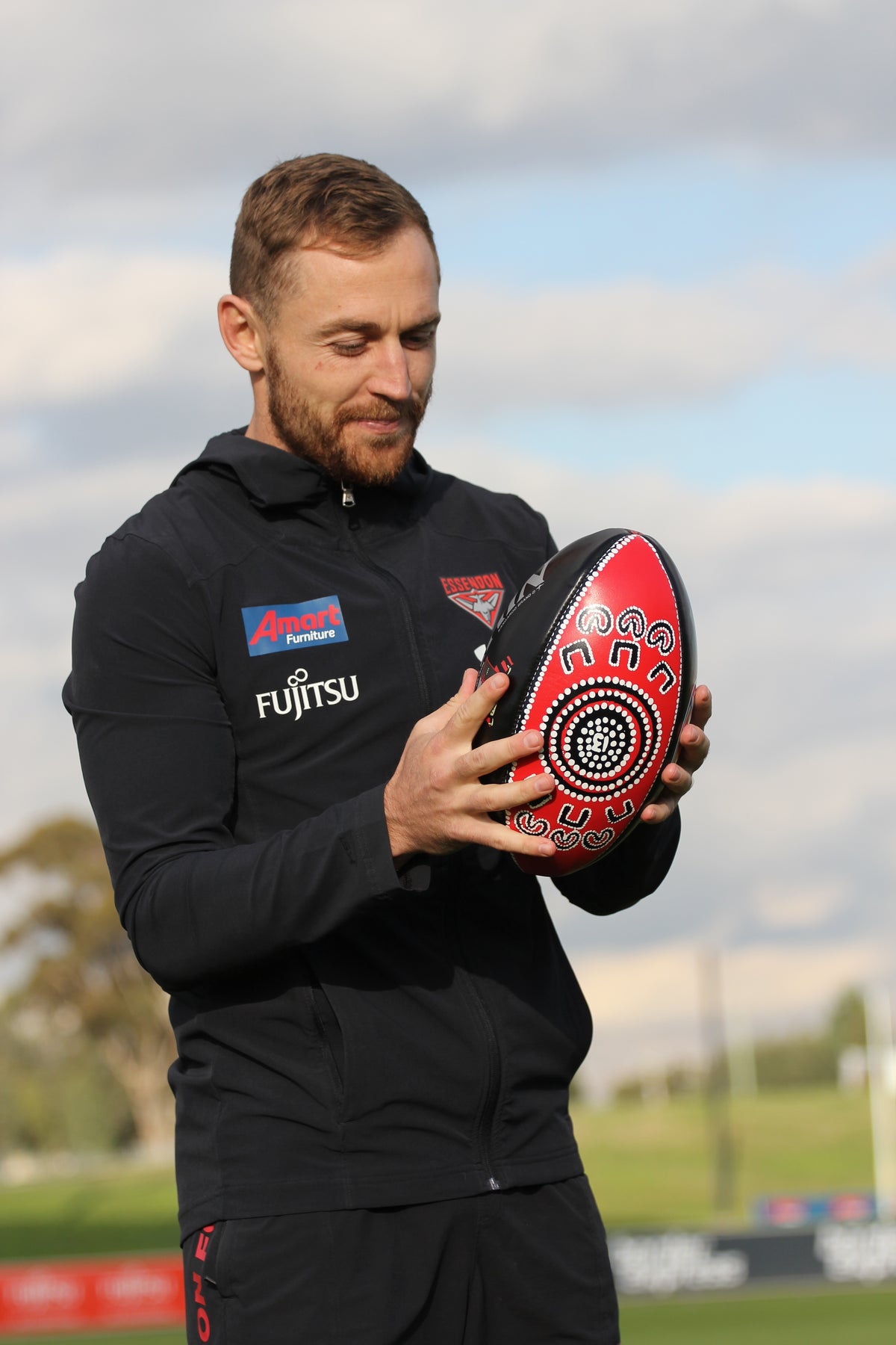 Signed Official AFL Michael Long Sherrin Football in Limited Edition Box