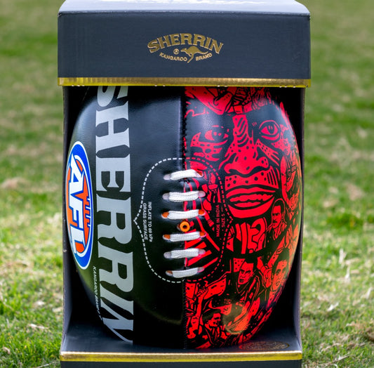 Special Edition - Official AFL Michael Long Sherrin Football in Limited Edition Box