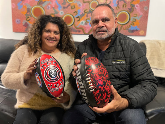 Signed Official AFL Michael Long Sherrin Football in Limited Edition Box